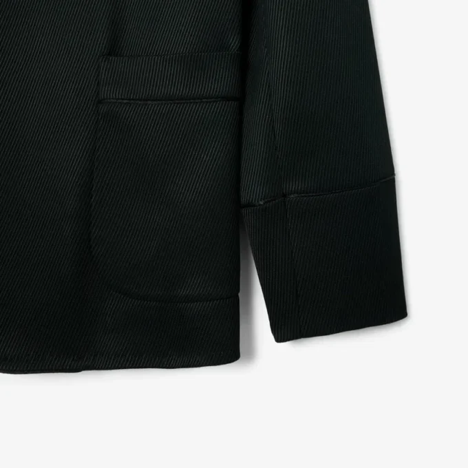 Runway-blazer i sateng med sjalskrage