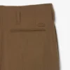 Runway-bukse i ullblanding med vid passform