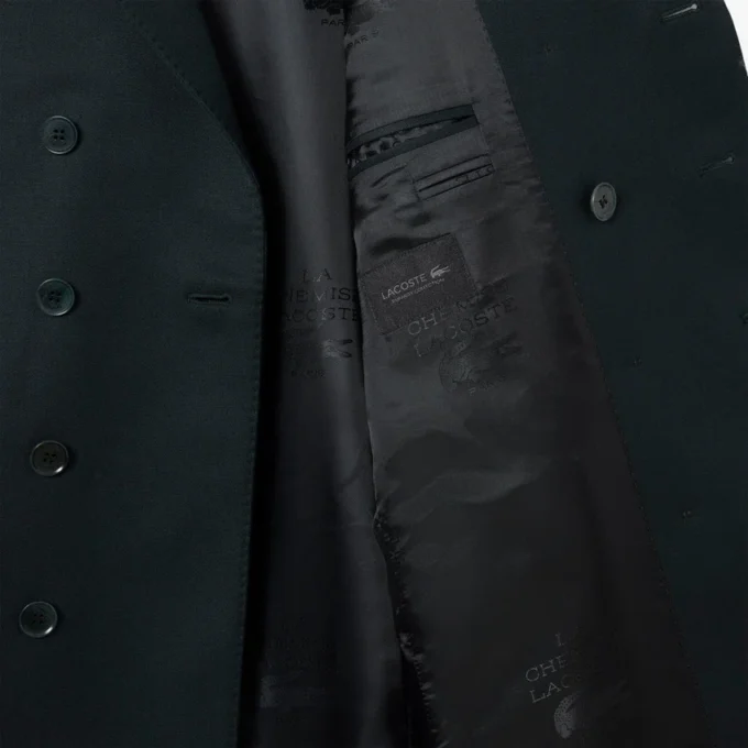 Runway dobbeltradet lett ullblazer