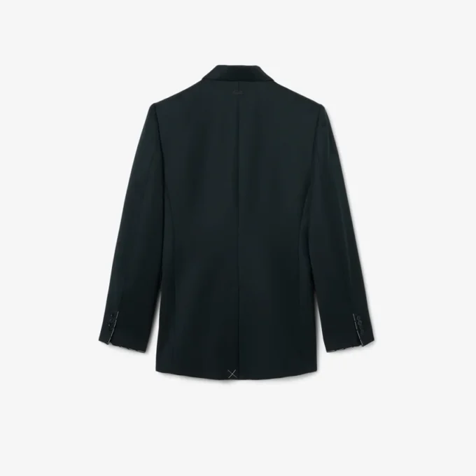 Runway dobbeltradet lett ullblazer