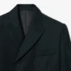 Runway dobbeltradet lett ullblazer