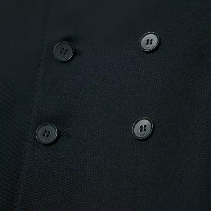 Runway dobbeltradet lett ullblazer