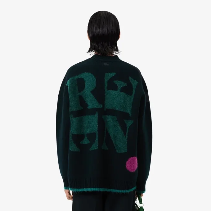 Runway-genser i grafisk jacquard