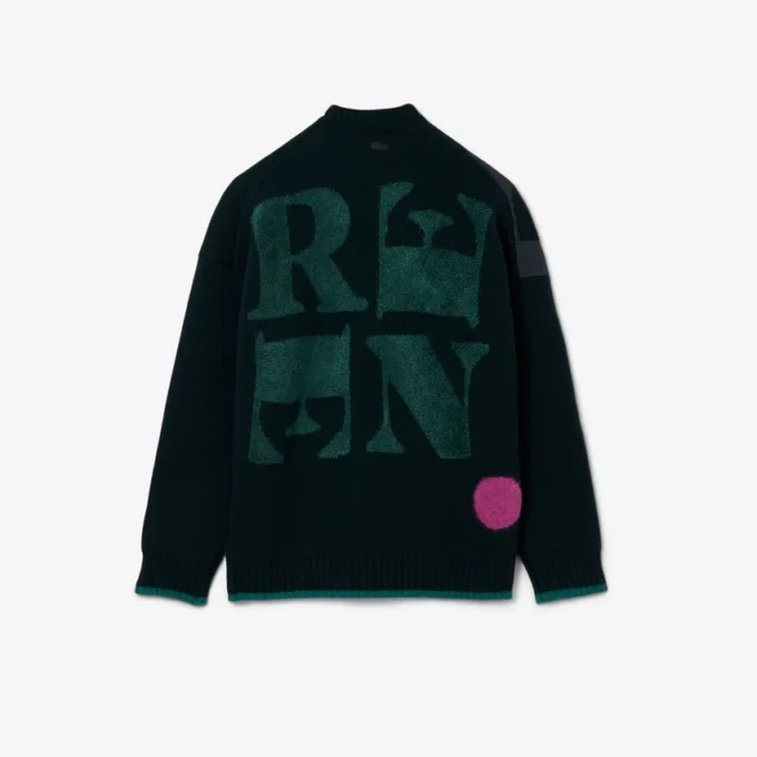 Runway-genser i grafisk jacquard