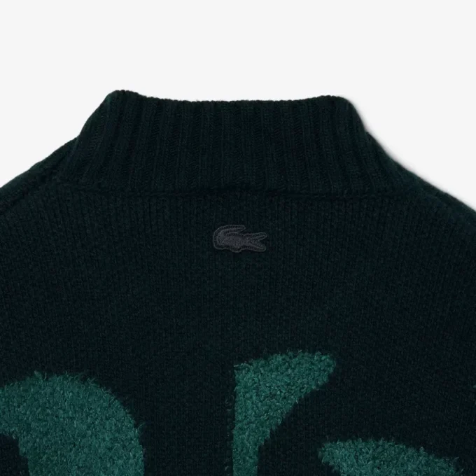 Runway-genser i grafisk jacquard
