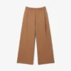 Runway-joggebukse i plissert sateng