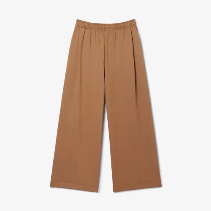 Runway-joggebukse i plissert sateng