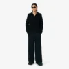 Runway joggebukse i tovet ull