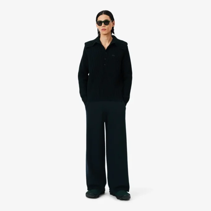 Runway joggebukse i tovet ull