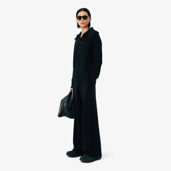 Runway joggebukse i tovet ull