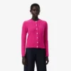 Runway kashmir-cardigan med kabelstrikk