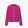 Runway kashmir-cardigan med kabelstrikk