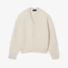 Runway kashmir-cardigan med kabelstrikk