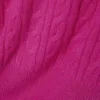 Runway kashmir-cardigan med kabelstrikk