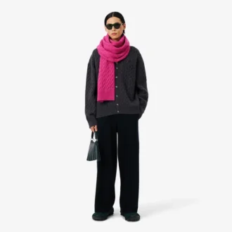 Runway kashmirskjerf i kabelstrikk