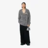 Runway Lurex-strikkegenser