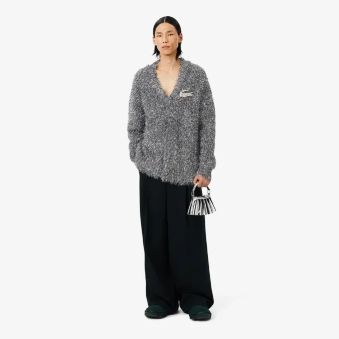 Runway Lurex-strikkegenser