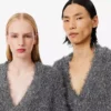 Runway Lurex-strikkegenser