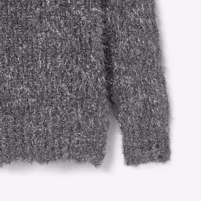 Runway Lurex-strikkegenser