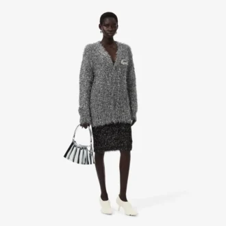 Runway Lurex-strikkeskjørt
