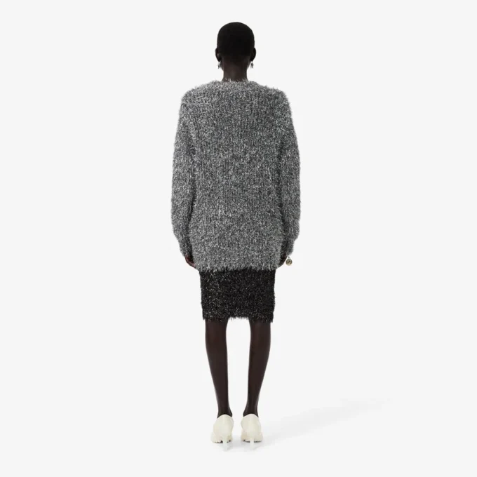 Runway Lurex-strikkeskjørt