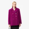 Runway-peacoat i slubull
