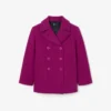 Runway-peacoat i slubull