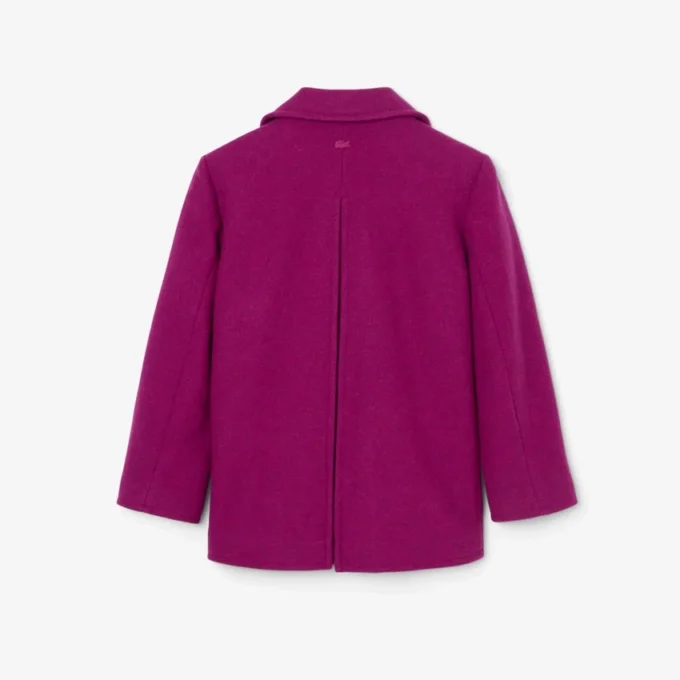 Runway-peacoat i slubull