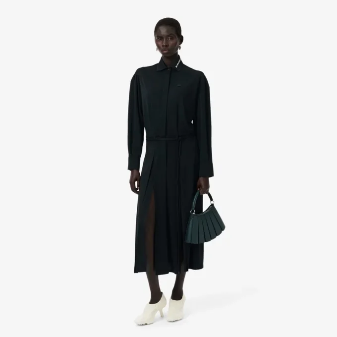 Runway-plissert polomaxikjol