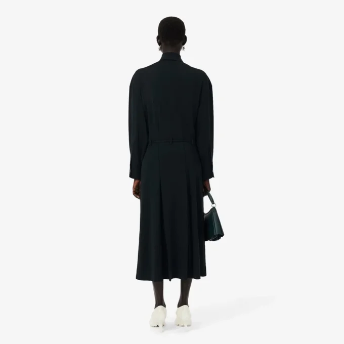 Runway-plissert polomaxikjol