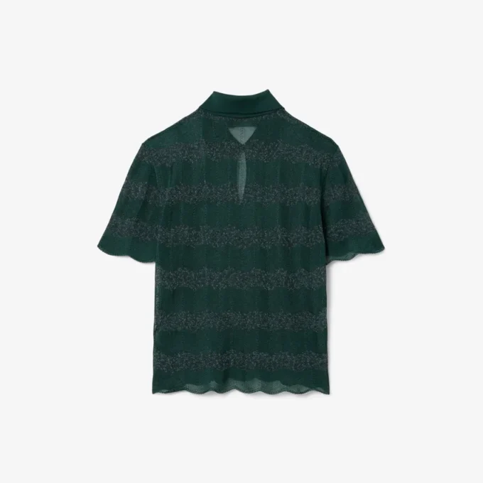 Runway Pointelle-pologenser med polokrage
