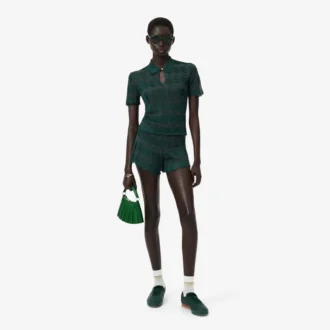 Runway Pointelle-strikkede shorts
