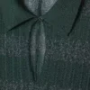 Runway Polo Collar Pointelle Maxi-kjoler