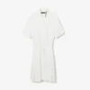 Runway-pologenser med plissering og broderidetaljer