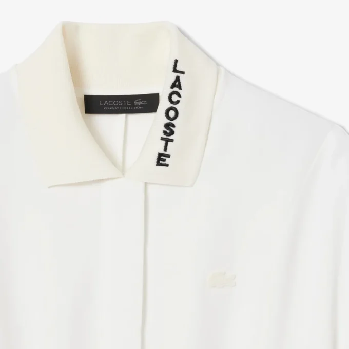 Runway-pologenser med plissering og broderidetaljer