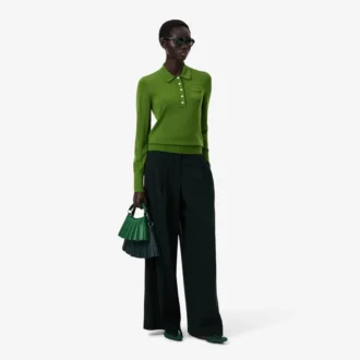 Runway-pologensere med polokrage i merinoull