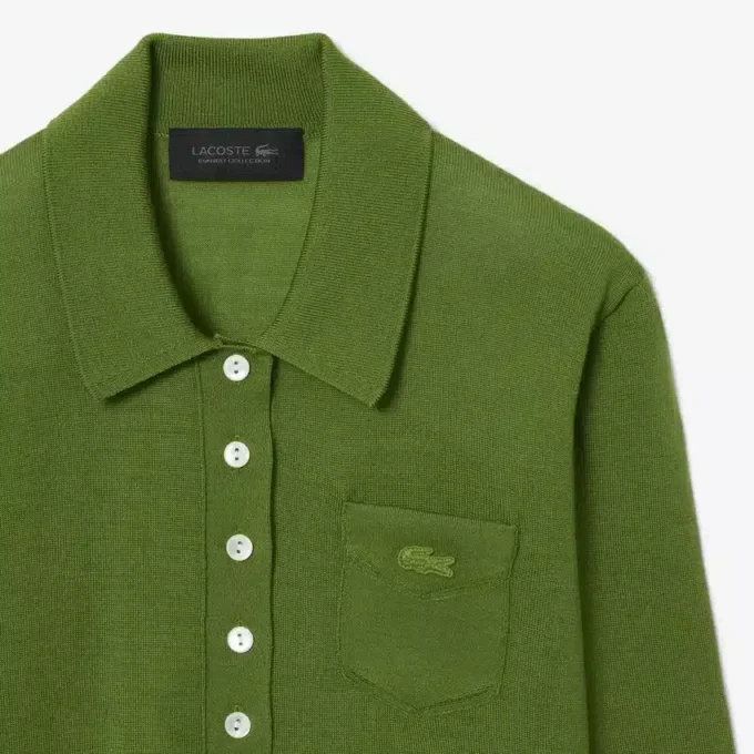 Runway-pologensere med polokrage i merinoull