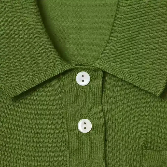 Runway-pologensere med polokrage i merinoull
