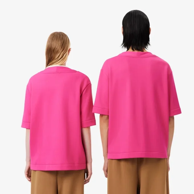 Runway Satin T-skjorte med grafisk trykk