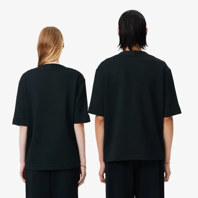 Runway Satin T-skjorte med grafisk trykk
