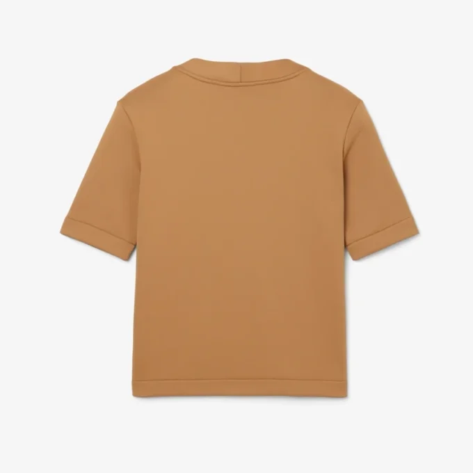 Runway Satin T-skjorte med grafisk trykk