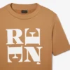 Runway Satin T-skjorte med grafisk trykk