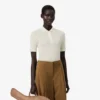 Runway Slim Fit Silk Mini-Piqua Pologensere