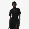 Runway Slim Fit Silk Mini-Piqua Pologensere
