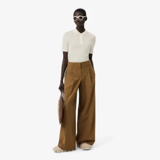 Runway Slim Fit Silk Mini-Piqua Pologensere