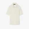 Runway Slim Fit Silk Mini-Piqua Pologensere