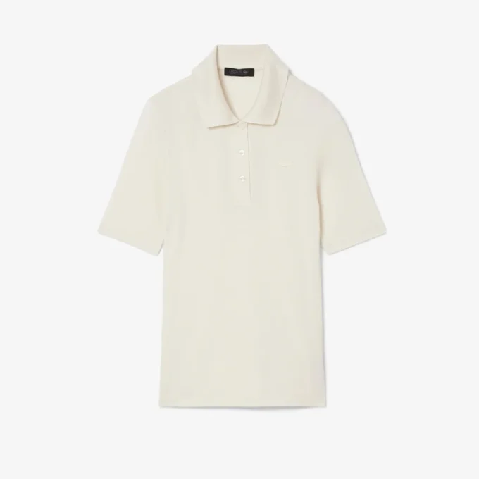 Runway Slim Fit Silk Mini-Piqua Pologensere