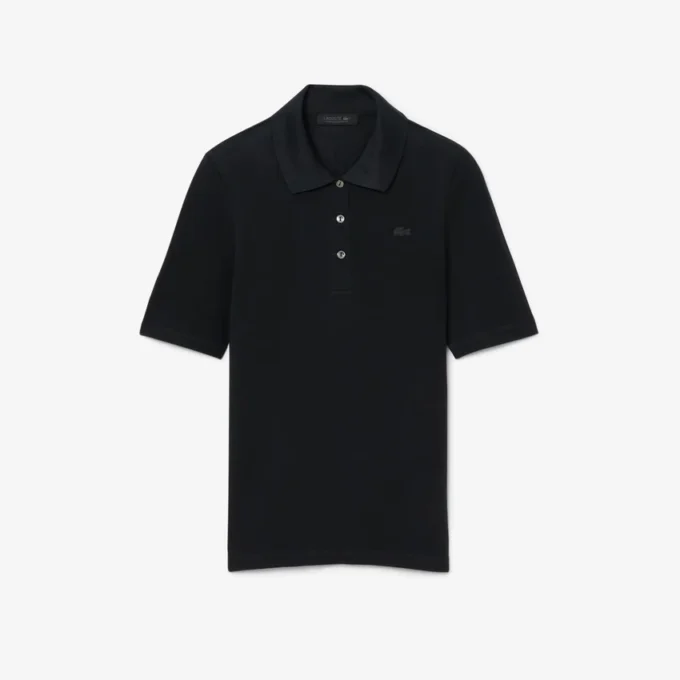 Runway Slim Fit Silk Mini-Piqua Pologensere
