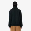 Runway-sweatshirt med høy hals, glidelås og badge-detalj