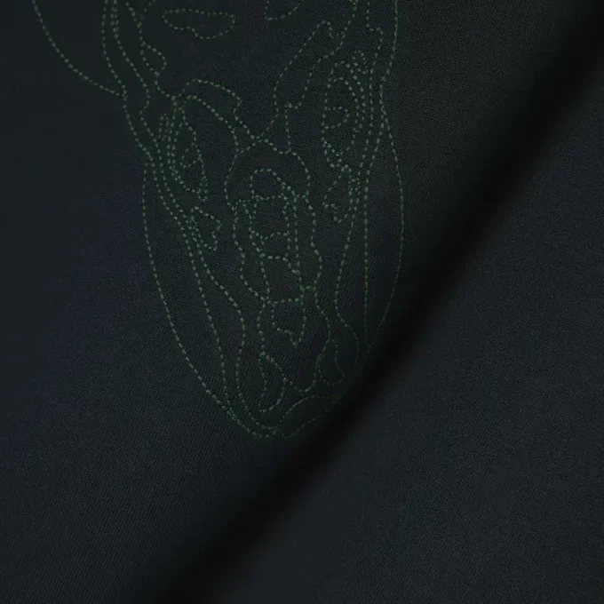 Runway-T-skjorte med brodert krokodille